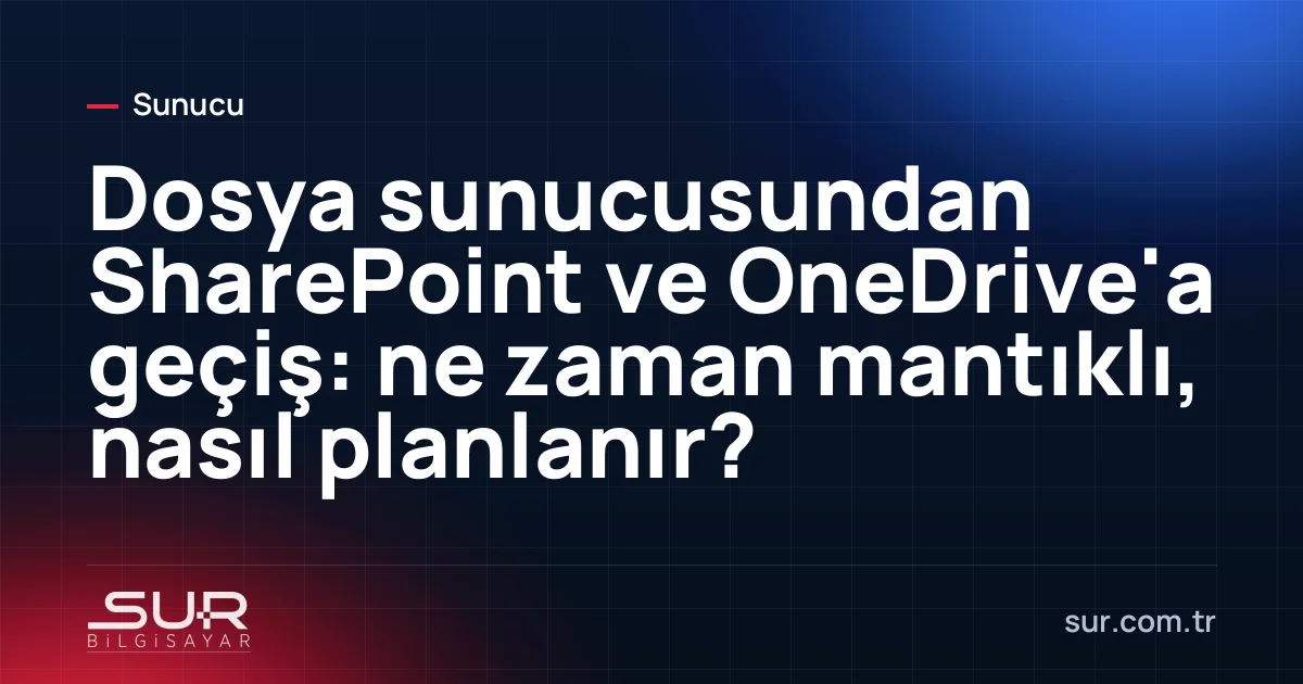 Dosya sunucusundaki klasörlerin SharePoint kitaplıklarına taşınması