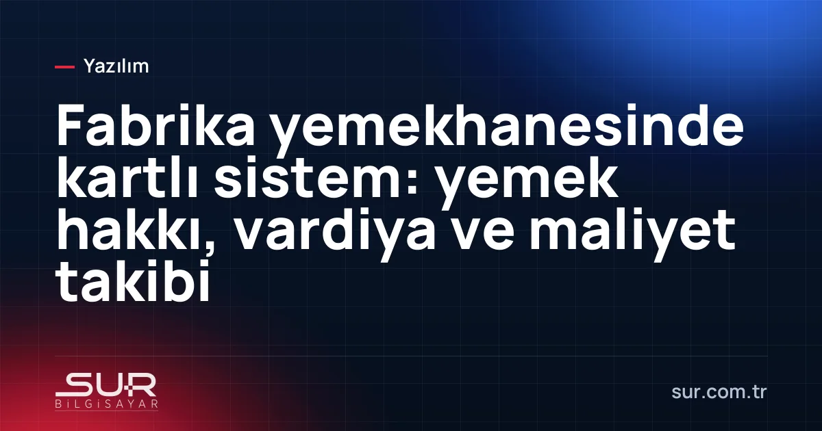 Fabrika yemekhanesi girişinde kart okutan çalışanlar
