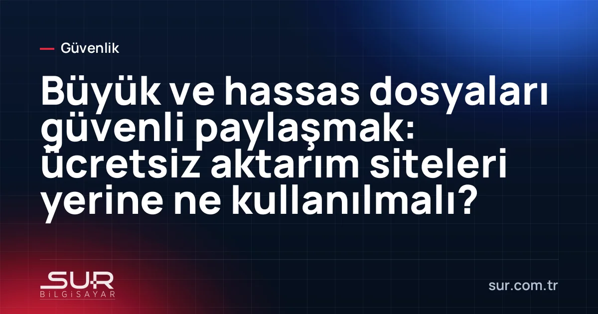 Kurumsal bulut depolamada süreli ve kişiye özel paylaşım bağlantısı ayarları