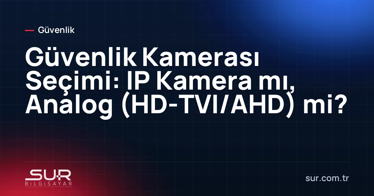 Bina cephesine monte edilmiş IP güvenlik kamerası ve yanında kamera ile izleme bilgilendirme levhası