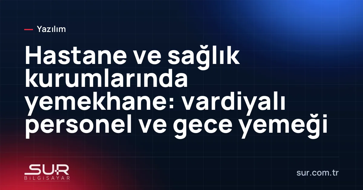 Hastane personel yemekhanesi girişinde kart okuyucu