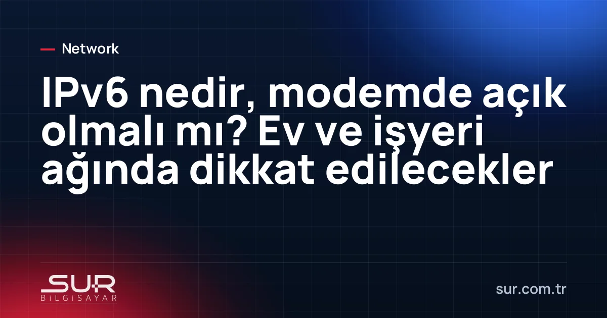 Modem arayüzünde IPv6 ayarları sayfası ve atanmış IPv6 adresi