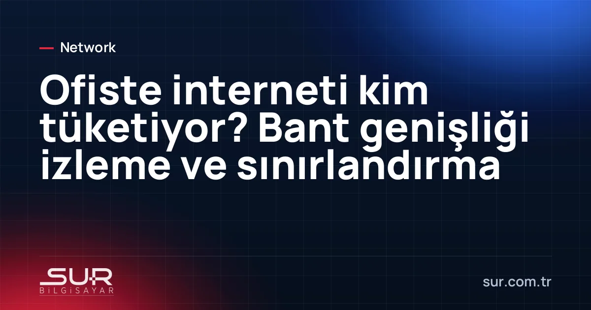 Firewall trafik raporunda cihaz bazında internet kullanımı