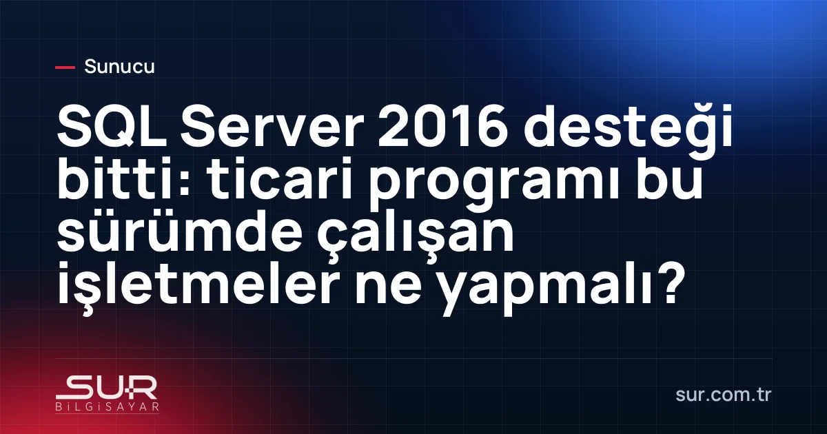 Sunucu ekranında SQL Server Management Studio ile eski veritabanının yeni sürüme taşınması