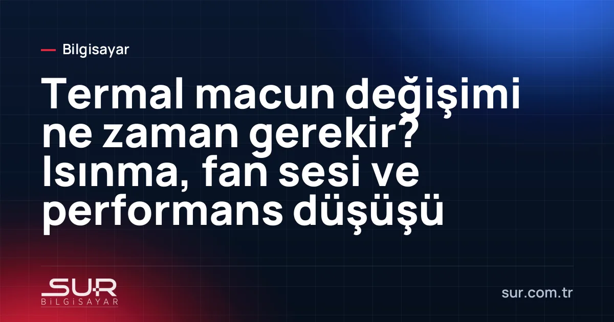 İşlemci yüzeyine yeni termal macun uygulanması