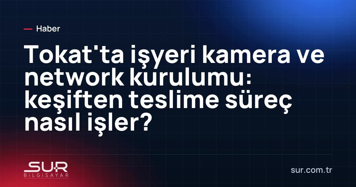 Teknisyenin işyerinde kamera montajı ve kablo çekimi