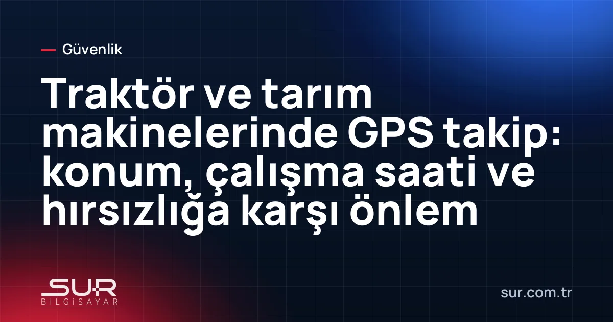 Tarlada traktör ve telefonda harita üzerinde konum