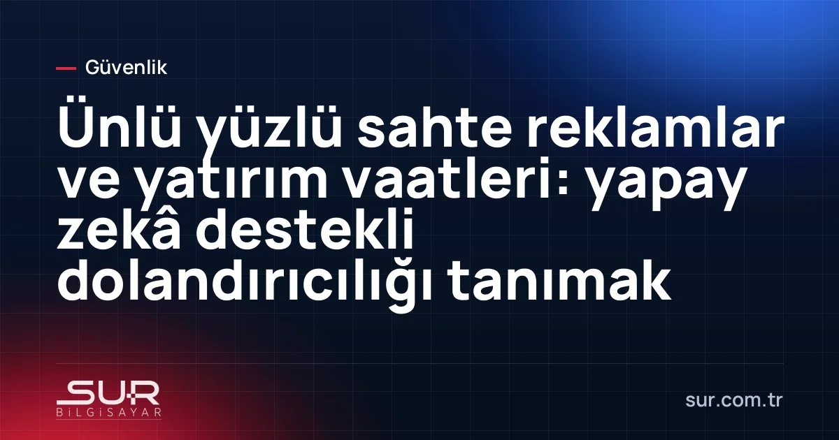 Telefonda ünlü bir kişinin görüntüsüyle hazırlanmış şüpheli yatırım reklamı