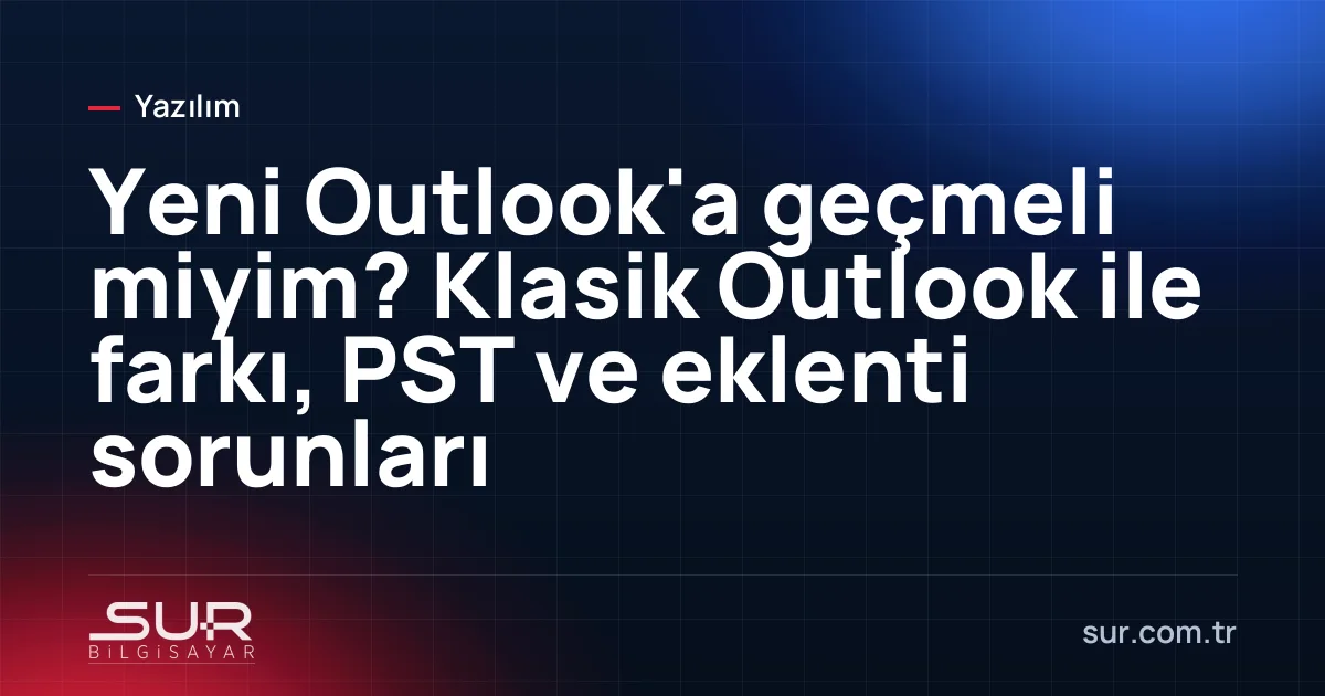 Outlook penceresinin sağ üstünde Yeni Outlook geçiş düğmesi